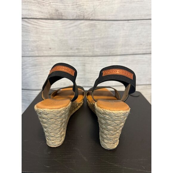 Andre Assous Allison Strappy Espadrille Wedge Sandals Size 8 - Picture 3 of 5